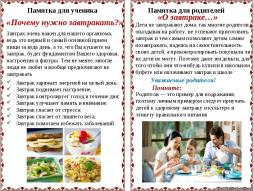 Памятка для ученика и родителей